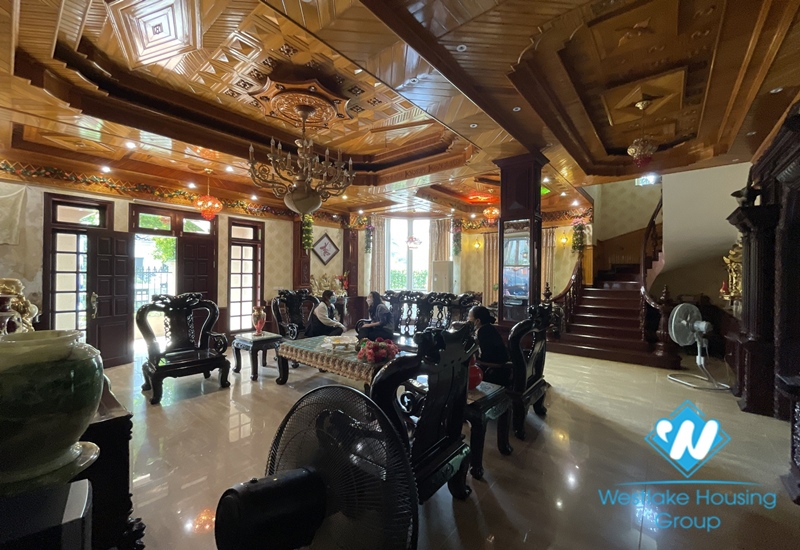 Corner 5 beds house for rent in Ciputra, Tay Ho